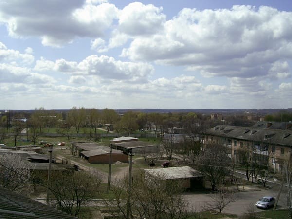 Кусочек Кобеляк (вид с крыши).